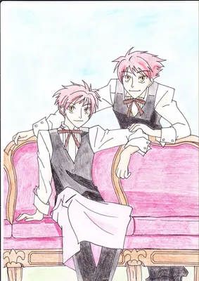 I drew Hikaru and Kaoru : r/OuranAcademy