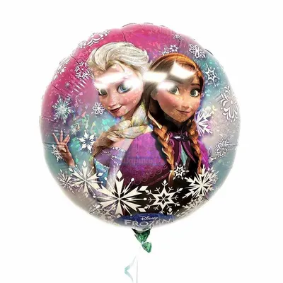 Круг Принцесса Эльза и Анна (Холодное сердце) | Воздушные шары и Ростовые  куклы в Анапе!