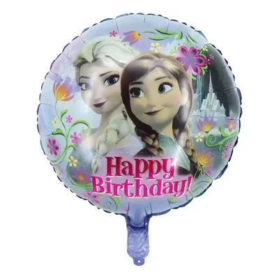 Воздушный шар круглый Холодное сердце Эльза и Анна 46 см Falali 157014087  купить в интернет-магазине Wildberries