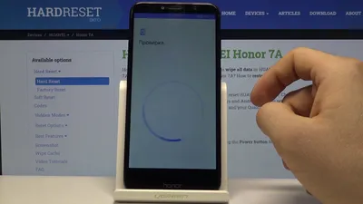 Honor 7A — Первая настройка устройства - YouTube
