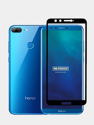 Защитное стекло на Huawei Honor 9 Lite (Хуавей Хонор 9 Лайт),  полноэкранное, черное купить по цене 99 ₽ в интернет-магазине KazanExpress