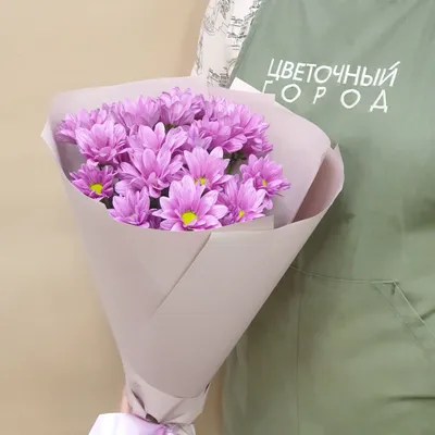 Букет из 51 ветки ромашковой хризантемы с Доставкой по Выгодной Цене в  Краснодаре