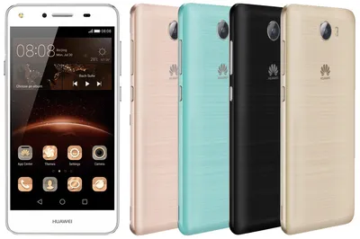 Huawei Y5 II with 5-inch HD display, front camera with flash surfaces