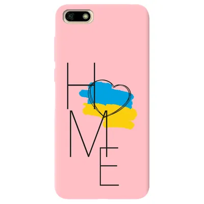 Чехол для Huawei Y5 2018 нежно-розовый матовый soft touch Home】- Купить с  Доставкой по Украине | Zorrov®️
