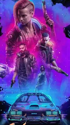 Live wallpaper Cyberpunk 2077 - Love It or Burn It / interface  personalization