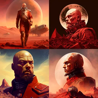 Киборг Ленин на Марсе | Пикабу