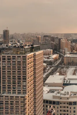 Скачать 3408x5112 здания, город, вид сверху, снег, зима, киев, украина обои,  картинки