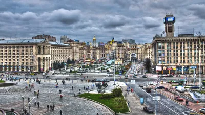 Обои Города Киев (Украина), обои для рабочего стола, фотографии города, киев,  украина, площадь, независимости, центр, здания Обои для рабочего стола,  скачать обои картинки заставки на рабочий стол.