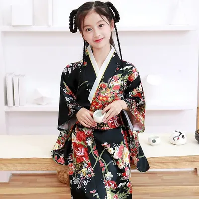Sakura Pattern Formal Wear Japanese Kimono Furisode – IDREAMMART
