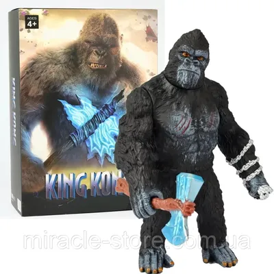 Игровая фигурка Кинг-Конга (King Kong), с боевым топором, 15 см (id  106483639), купить в Казахстане, цена на Satu.kz
