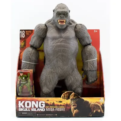 Детский набор \"Годзилла против Конга\" / Коллекционная игровая фигурка  монстра Кинг Конг в подарочной упаковке - купить с доставкой по выгодным  ценам в интернет-магазине OZON (365275608)