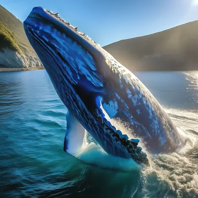 Синий кит выпрыгнул из воды перед парой туристов у берегов Антарктиды:  невероятный снимок