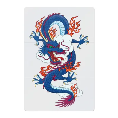 Обои на рабочий стол Chinese Dragon / Китайский дракон в небе, by Russell  Dongjun Lu, обои для рабочего стола, скачать обои, обои бесплатно