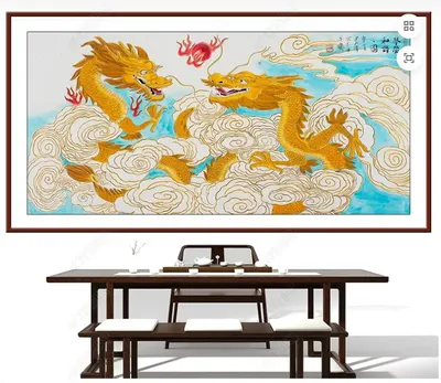 Фотообои Китайский дракон купить на Стену — Цены и 3D Фото интерьеров в  Каталоге интернет магазина allstick.ru