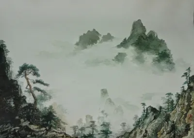 Картина по номерам китайский пейзаж» — создано в Шедевруме