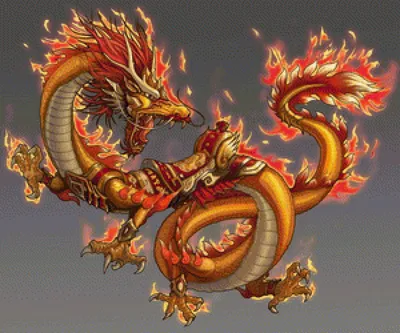 Иллюстрация китайского дракона, Китайский дракон Китайский зодиак Тотем  Фэнхуан, Золотой Дракон, золотая рамка, дракон, золото png | Klipartz