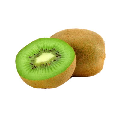 Kiwi fruit, slice of qiwi isolated on white background. Cut of green sweet  kiwi. Kiwi healthy food. Stock Photo | Adobe Stock