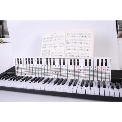 Наклейки Woozzee На клавиши пианино 2 купить по цене 179 ₽ в  интернет-магазине Детский мир