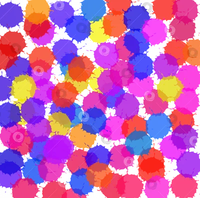 Пазл «Цветные кляксы» из 165 элементов | Собрать онлайн пазл №113940