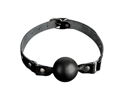 Классический черный кляп-шар - купить с доставкой по выгодным ценам в  интернет-магазине OZON (367689902)