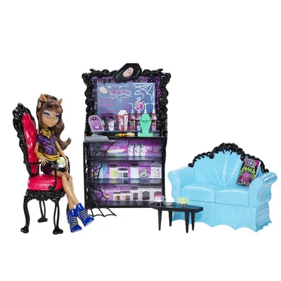 Игровой набор 'Кофейня' с куклой Клодин Вульф, 'Школа Монстров', Monster  High, Mattel [X3721]