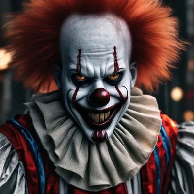 Страшный клоун оно, высокая …» — создано в Шедевруме