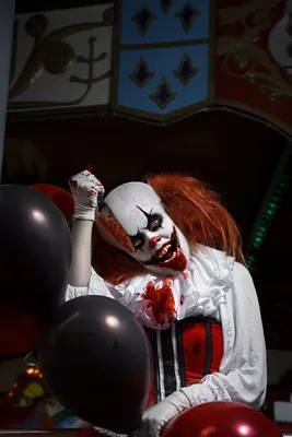 Прокат костюма клоуна Пеннивайз из фильма ОНО на Хеллоуин для детской или  клубной вечеринки| цены Murashka show