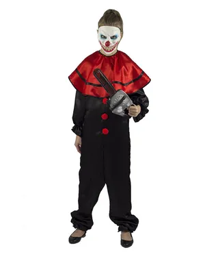 Страшный клоун имея потеху Страшная убийца Стоковое Изображение -  изображение насчитывающей масленица, страх: 89989767