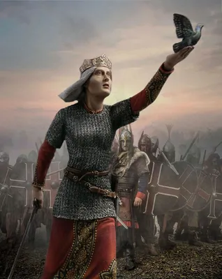 Княгиня Ольга, Великая княгиня 945-960. М1:14. | Ancient warriors, Warrior,  Middle ages