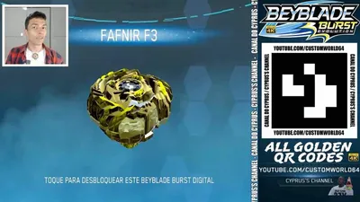 All FAFNIR Qr-Codes | Qr-Коды Всех FAFNIR - Beyblade Burst Quaddrive -  YouTube