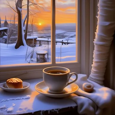 Создать мем \"добро, картинки с добрым утром кофе и рассвет, morning  routine\" - Картинки - Meme-arsenal.com