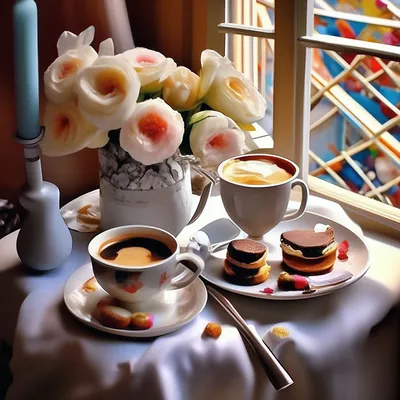 Доброе Утро с Чашечкой Кофе. Хорошего дня! Музыкальная открытка - YouTube