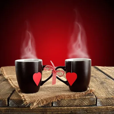 Две чашки кофе с сердечками - Кофе и чай - Фото галерея - Галерейка | Good  morning coffee, Good morning picture, Coffee love