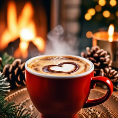 Открытка с именем Лёшенька Доброе утро Доброе утро кофе с сердечком.  Открытки на каждый день с именами и пожеланиями.