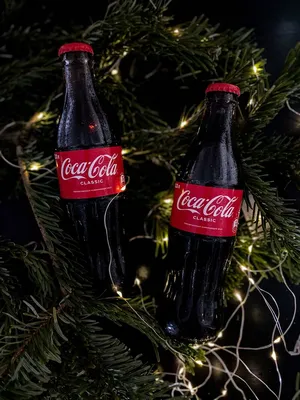 Картинки coca-cola, кока-кола, Праздник, новый год, снег, polar bear, зима  - обои 1366x768, картинка №22877