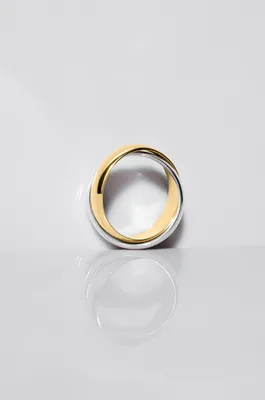 Классические обручальные кольца Duo в двух цветах золота купить от 51037  грн | EliteGold.ua