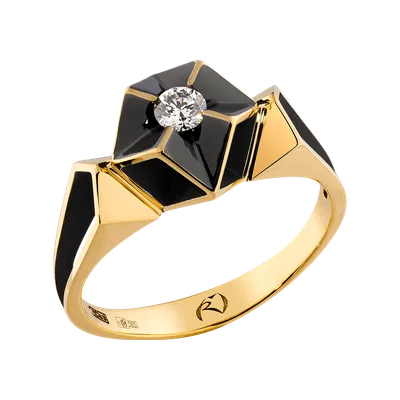 Golden Globe Кольцо золотое женское 585 - купить с доставкой по выгодным  ценам в интернет-магазине OZON (308941176)