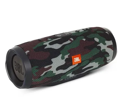 Портативная влагозащищенная колонка JBL Charge 3 Limited Edition Squad  купить недорого в интернет-магазине ФОТОКОСМОС