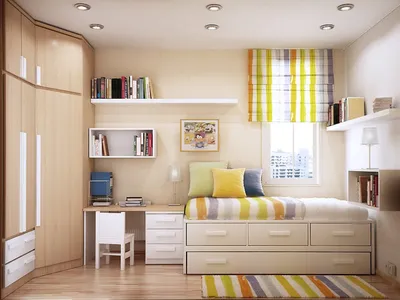 Дизайн комнаты подростка в современном стиле ⋆ Фабрика мебели «Mamka™» ᐈ  Эксперт детского пространства