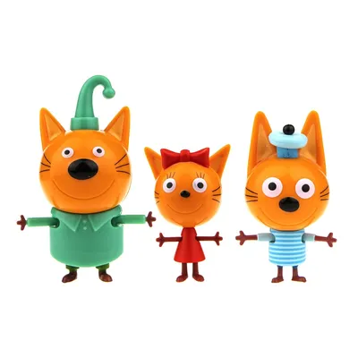 Три кота игр.набор 3 героя Коржик+Карамелька+Компот Т17171 купить в Самаре  - цена, характеристики, фото