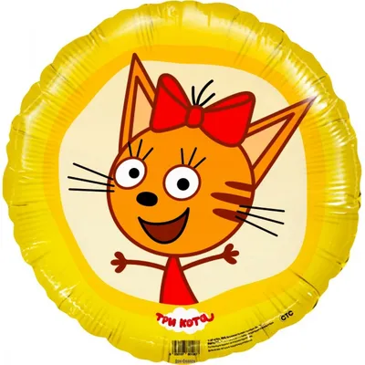 Фольгированный шар \"Компот\" (Три кота) - Интернет-магазин воздушных шаров -  Шариков - воздушные шары