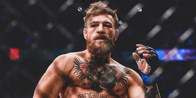 Плакат \"Конор Макгрегор с флагом, Conor McGregor\", 43×60см (ID#771058691),  цена: 190 ₴, купить на Prom.ua