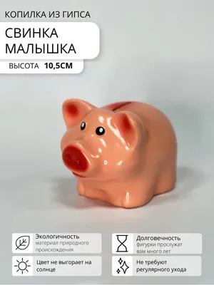Копилка My Monetochka Pig 11229 под нанесение логотипа по цене от 240 руб:  купить в Москве