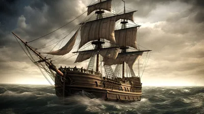 старый корабль плывет по бурной воде, старые фотографии кораблей, судно,  старый фон картинки и Фото для бесплатной загрузки
