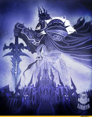Плакат \"Варкрафт, Король-Лич Артас, Warcraft\", 60×43см (ID#1644567368),  цена: 190 ₴, купить на Prom.ua