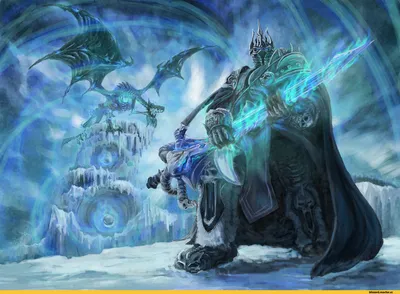 Плакат \"Варкрафт, Фростморн и Король-Лич на троне, Warcraft\", 43×60см  (ID#757611141), цена: 190 ₴, купить на Prom.ua