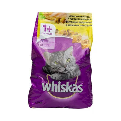 Кошачий корм Whiskas подушечки с курицей для стерилизованных котов и кошек  1,9кг купить в Ростове-на-Дону - Produktoff