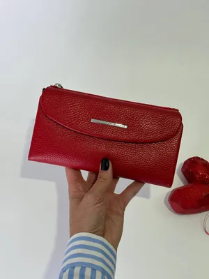 Купить Кошелек женский кожаный красный FM1318C дешево с доставкой по  Украине | Интернет-магазин FashionMix.com.ua
