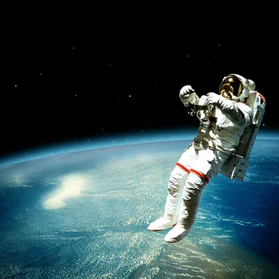 Рисунок Космонавт в открытом космосе №98777 - «КОСМИЧЕСКАЯ ОДИССЕЯ»  (15.12.2023 - 18:01)