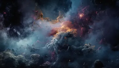 Majestic Cosmic Nebula 3D Visualization Artwork Awesome Abstract  Background. Cosmos Stars Cluster Structure Stunning Astrophotography  Dramatic Celestial Wallpaper. Astronomy and Deep Space Exploration Stock  Illustration | Adobe Stock